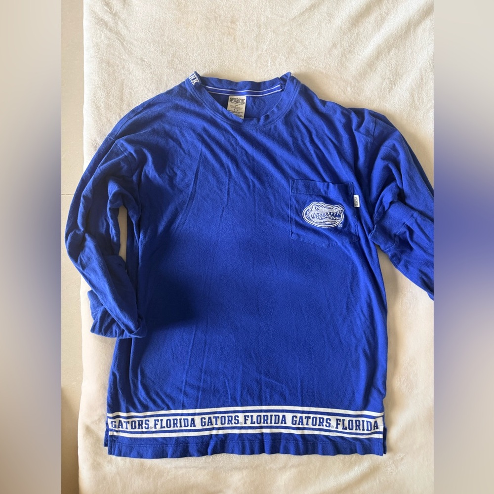 Pink VS Florida Gators long sleeve tee size Small